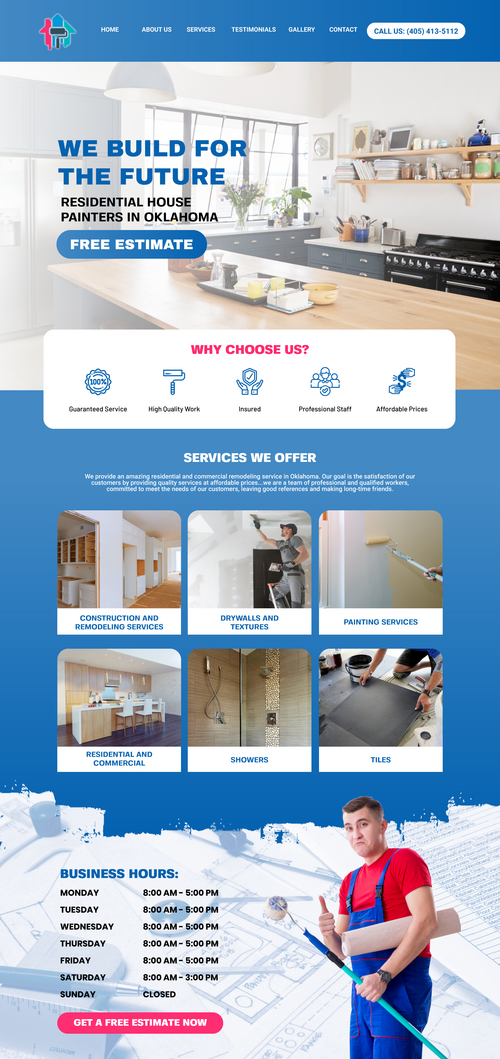 House Painters Website Design